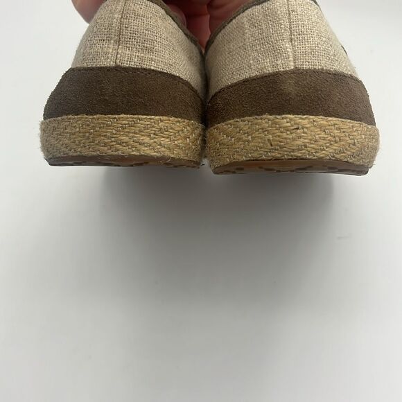 UGG women’s Delizah natural canvas slip on loafer size 6 - Picture 5 of 8